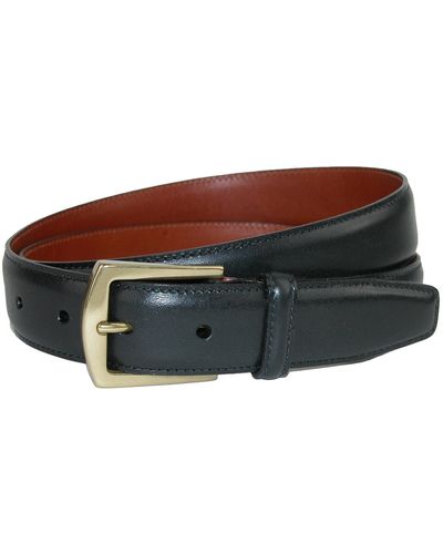 CrookhornDavis Ciga Smooth 32mm Calfskin Leather Dress Belt - Brown