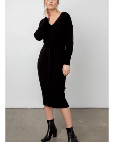 Rails Margot Sweater Dress - Black