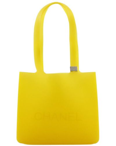 Chanel Leather Shoulder Bag (pre-owned) - Yellow