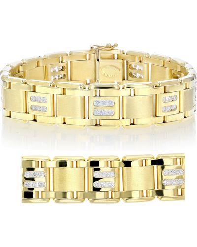 Vir Jewels 2.60 Cttw Diamond Bracelet Italian 14k Gold Vs2-si1 Clarity 54 Grams - Metallic