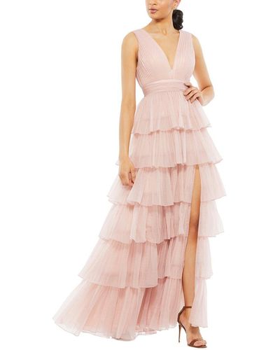 Mac Duggal Tiered Gown - Pink