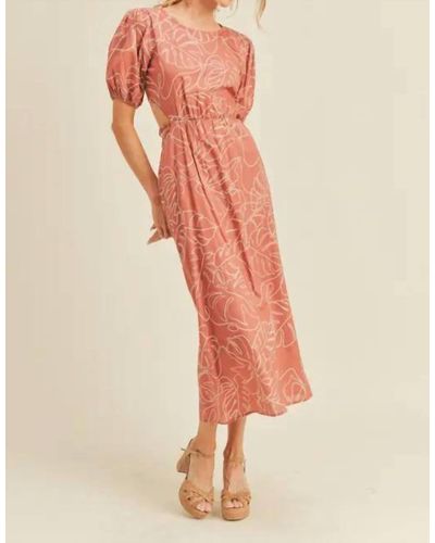 Lush Skyline Dress - Pink