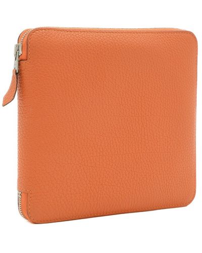 Hermès Leather Wallet (pre-owned) - Orange