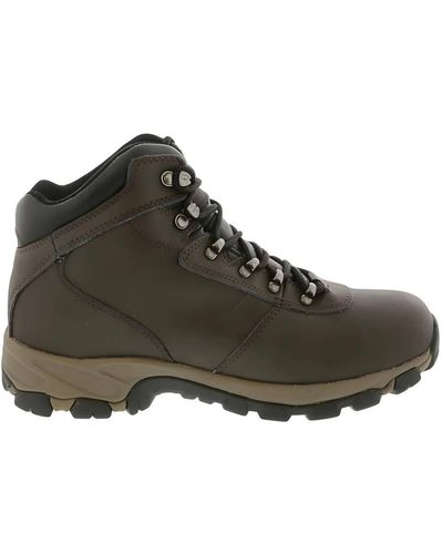 Hi-Tec Altitude V I Waterproof Ankle Boot In Dark Chocolate / Dark Taupe / Black - Brown