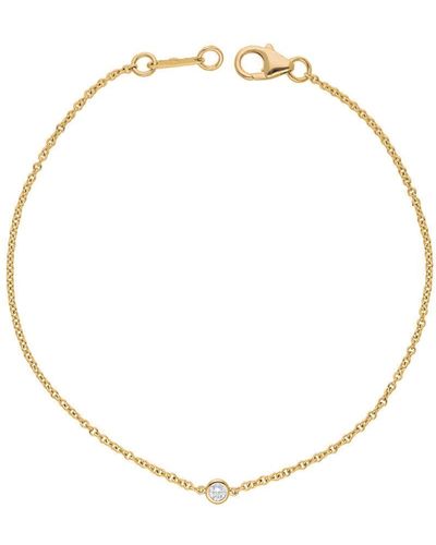Diana M. Jewels 14k Rose Gold 0.20cts. Diamond Bracelet - Metallic