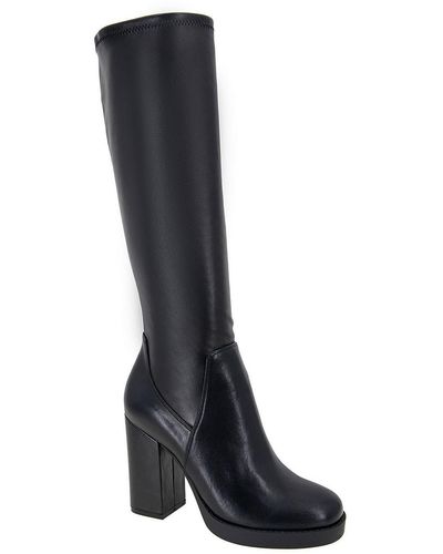 BCBGeneration Benton Faux Leather Tall Knee-high Boots - Black