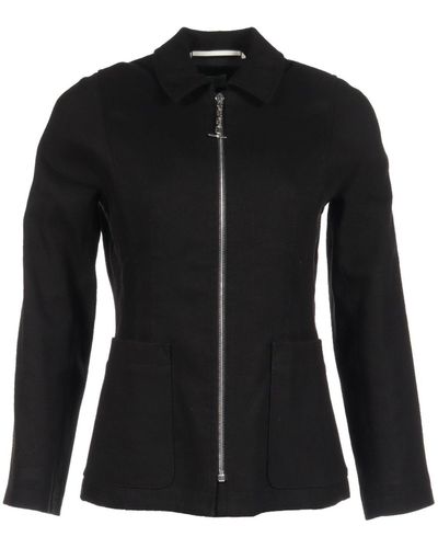 Hermès Chaîne D'ancre Zip Up Jacket Hemp Cotton - Black