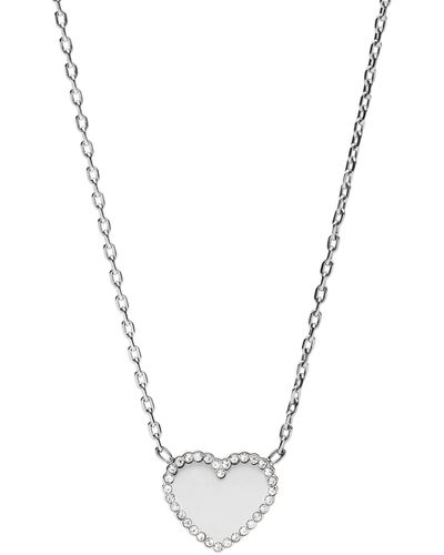 Fossil Jof00621040 Ladies Necklace - Metallic
