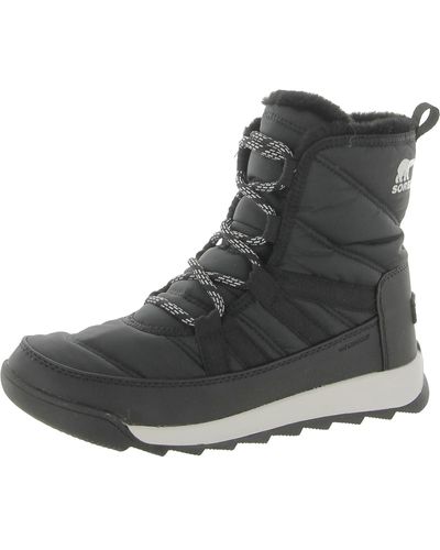 Sorel Faux Fur Lined Cozy Winter & Snow Boots - Black