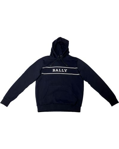 Bally 6234328 Hooded Sweatshirt Size S - Blue