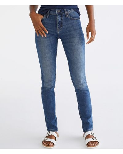 Aéropostale Premium Seriously Stretchy Mid-rise Skinny Jean - Blue