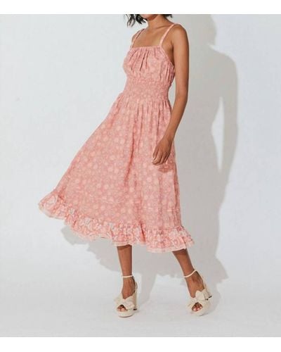 Cleobella Marcella Midi Dress - Pink