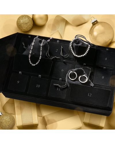 Ross-Simons 12 Days Of Christmas Fine Jewelry Gift Set: Stunning Silver - Black