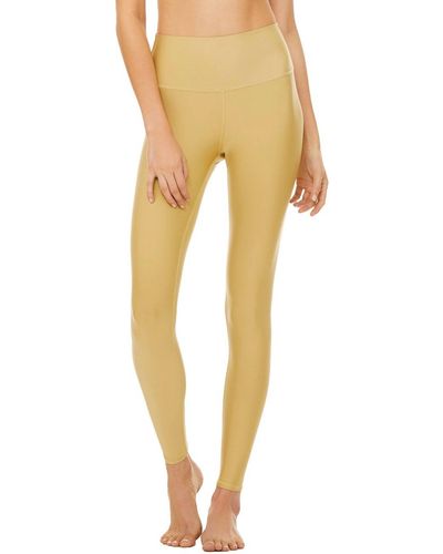 Alo Yoga High Waisted Air Lift legging - Yellow