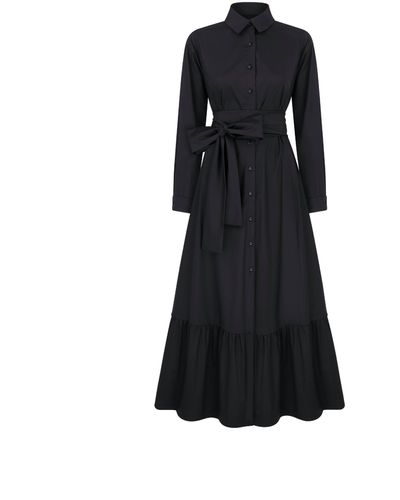 Monica Nera Carrie Maxi Dress - Black