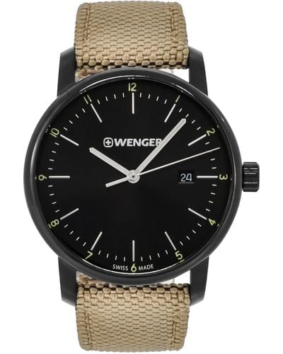 Wenger Swiss Army Urban Classic 42mm Dial Watch 01.1741.138 - Black