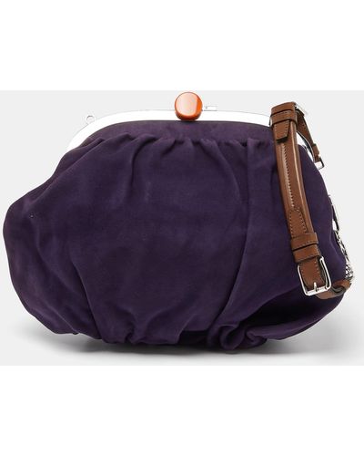 Louis Vuitton Druot Monogram Shoulder Bag Pvc Leather - Purple