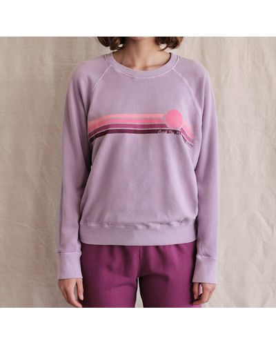 Sundry Rainbow Sweatshirt - Purple
