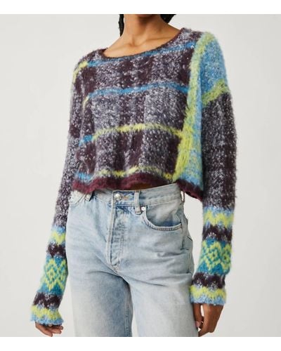 Free People Emerson Pullover - Blue