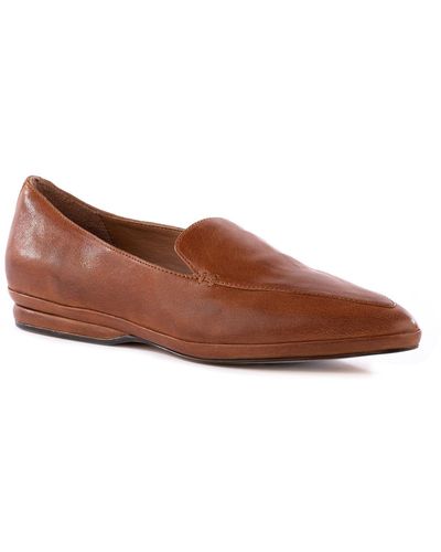 Seychelles Ethereal Leather Slip-on Loafers - Brown