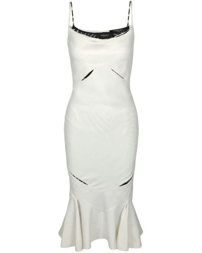 Versace Twofer Cocktail Dress - White