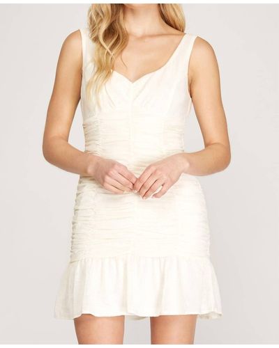 She + Sky Rekindled Love Dress - White