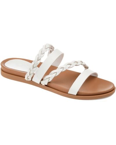 Journee Collection Collection Colette Sandal - White