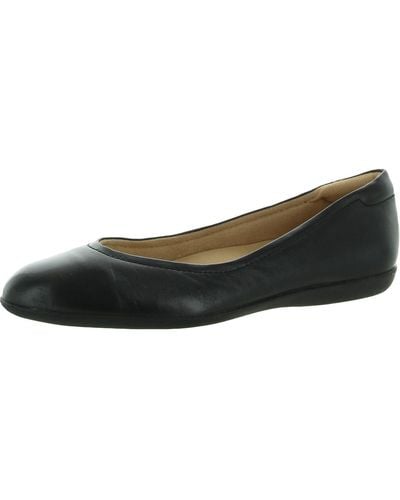 Naturalizer Vivienne Padded Insole Slip On Flats - Brown