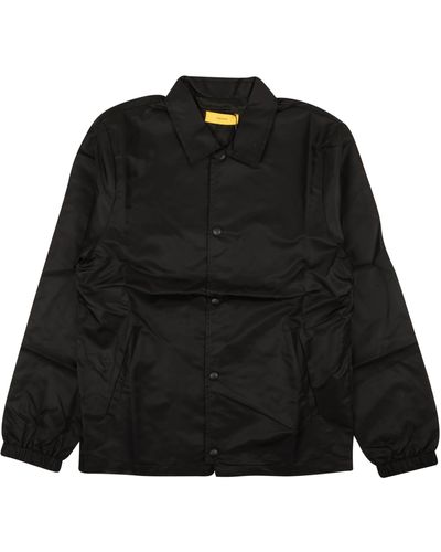 Pyer Moss Black Satin Snap Jacket