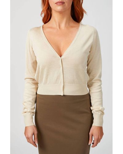 Rebecca Taylor Barely There Cardigan - Natural
