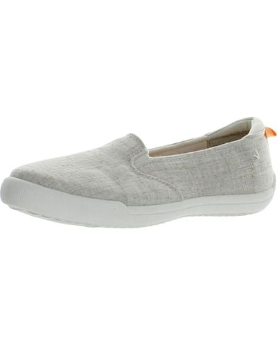 Dr. Scholls Jinxy Canvas Slip On Casual And Fashion Sneakers - Gray