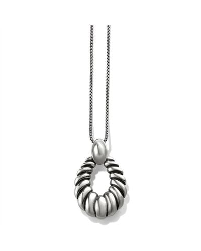 Brighton Athena Scalloped Convertible Necklace - Metallic