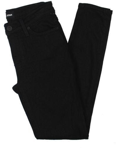 Hudson Jeans Natalie Ankle Mid-rise Skinny Jeans - Black