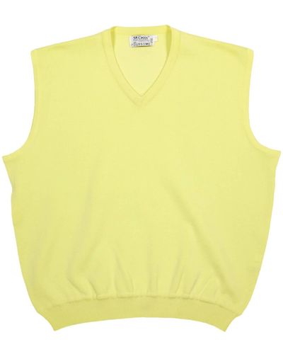 St. Croix V-neck Vest - Yellow