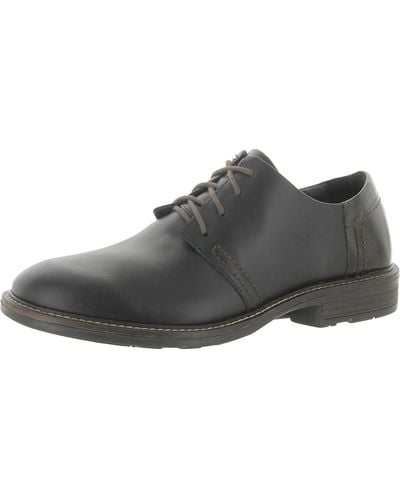 Naot Chief Leather Lace-up Oxfords - Brown