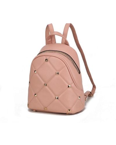 MKF Collection by Mia K Hayden Quilted Vegan Leather - Pink