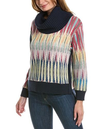 Aldo Martin's Wool-blend Cowl Sweater - Multicolor