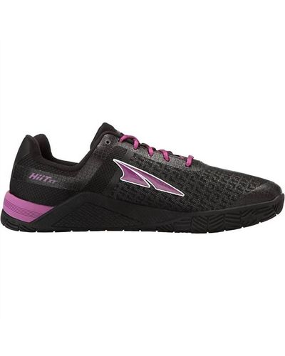 Altra Hiit Xc Cross Training Shoes - Medium Width In Black/purple