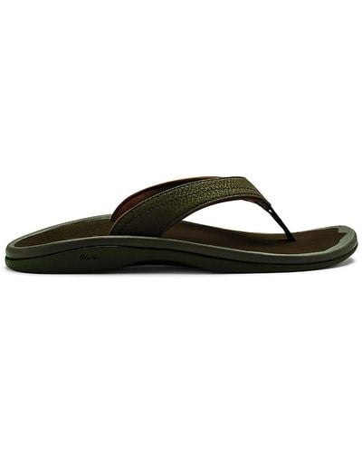 Olukai Ohana Slide Sandals Flip-flops - Black