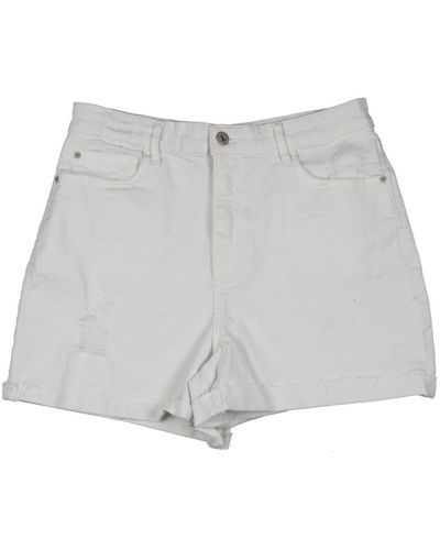 INC Distressed 4" Inseam Cutoff Shorts - Gray