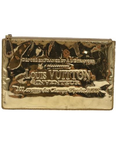 Louis Vuitton Pochette Accessoires Patent Leather Clutch Bag (pre-owned) - Metallic