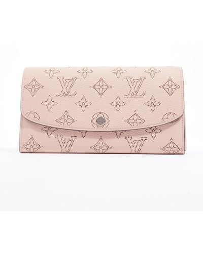 Louis Vuitton Mahina Portefeuille Iris Leather - Pink