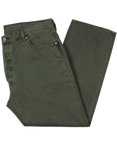 Green 501 store jeans