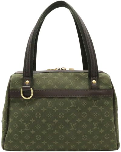 Louis Vuitton Josephine Canvas Handbag (pre-owned) - Green