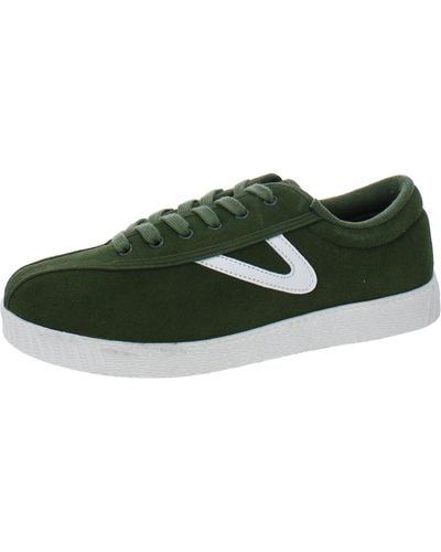 Tretorn Nylite Plus Suede Active Sneakers Casual And Fashion Sneakers - Green