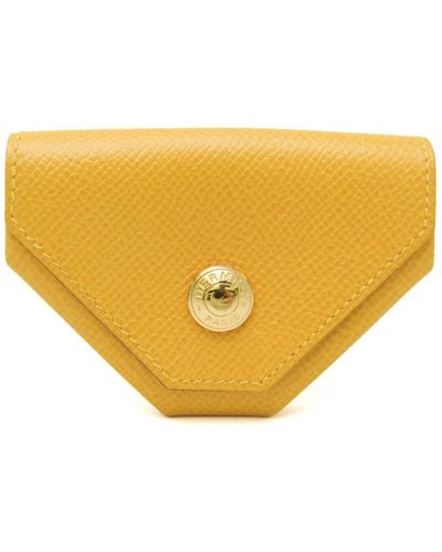 Hermès 24 Leather Wallet (pre-owned) - Yellow
