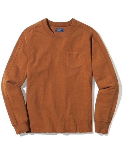 Grayers New Cooper Garment Dyed Pocket Tee - Brown