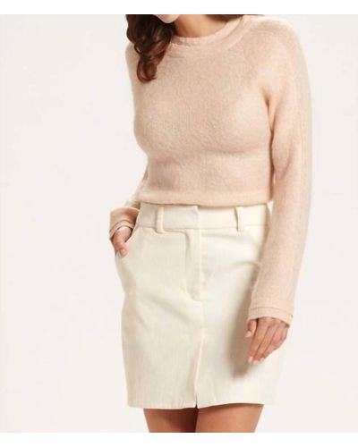 Marie Oliver Dylan Double Crew Top - Natural