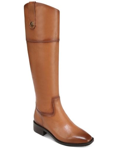 Sam Edelman Drina Leather Riding Knee-high Boots - Brown