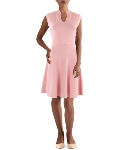 Ted Baker Lliliee Office Career Fit & Flare Dress - Pink